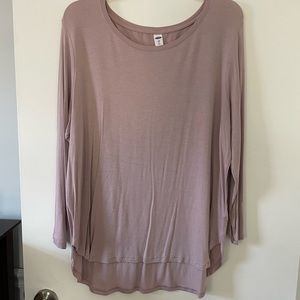 Old Navy blush pink long sleeve shirt